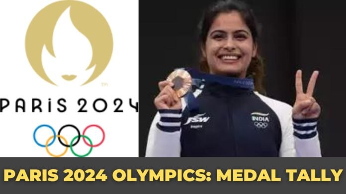 Paris 2024 Olympics medal tally