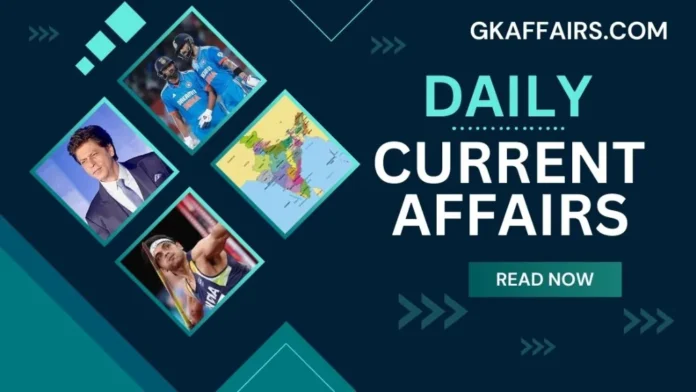 Daily Current Affairs 29 August 2024